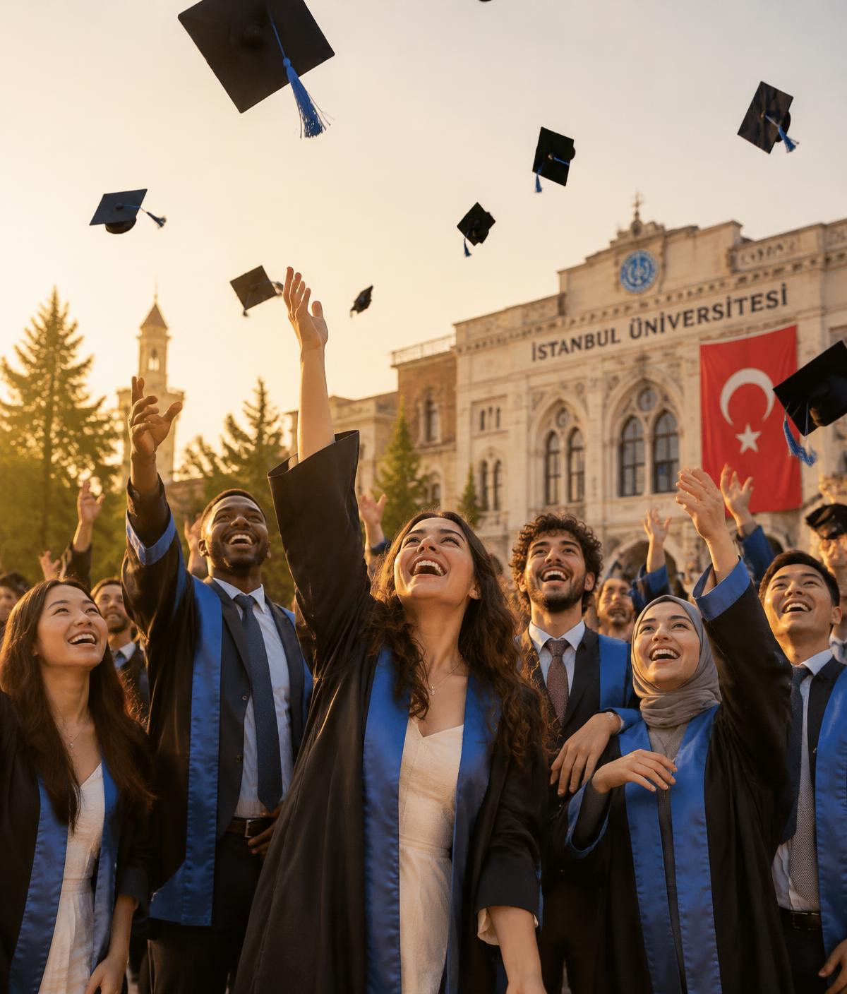 Graduates celebrating